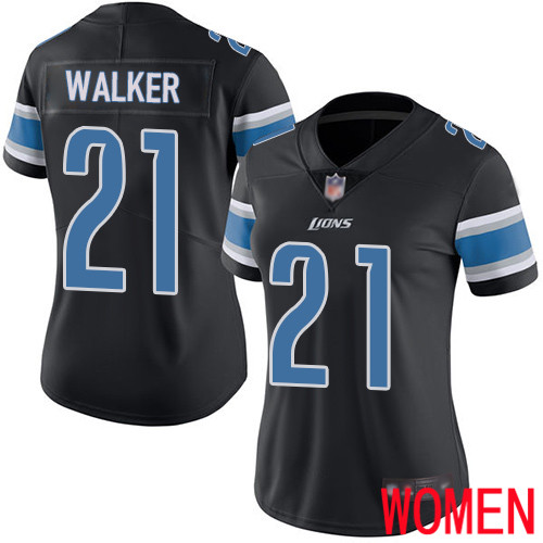 Detroit Lions Limited Black Women Tracy Walker Jersey NFL Football #21 Rush Vapor Untouchable->youth nfl jersey->Youth Jersey